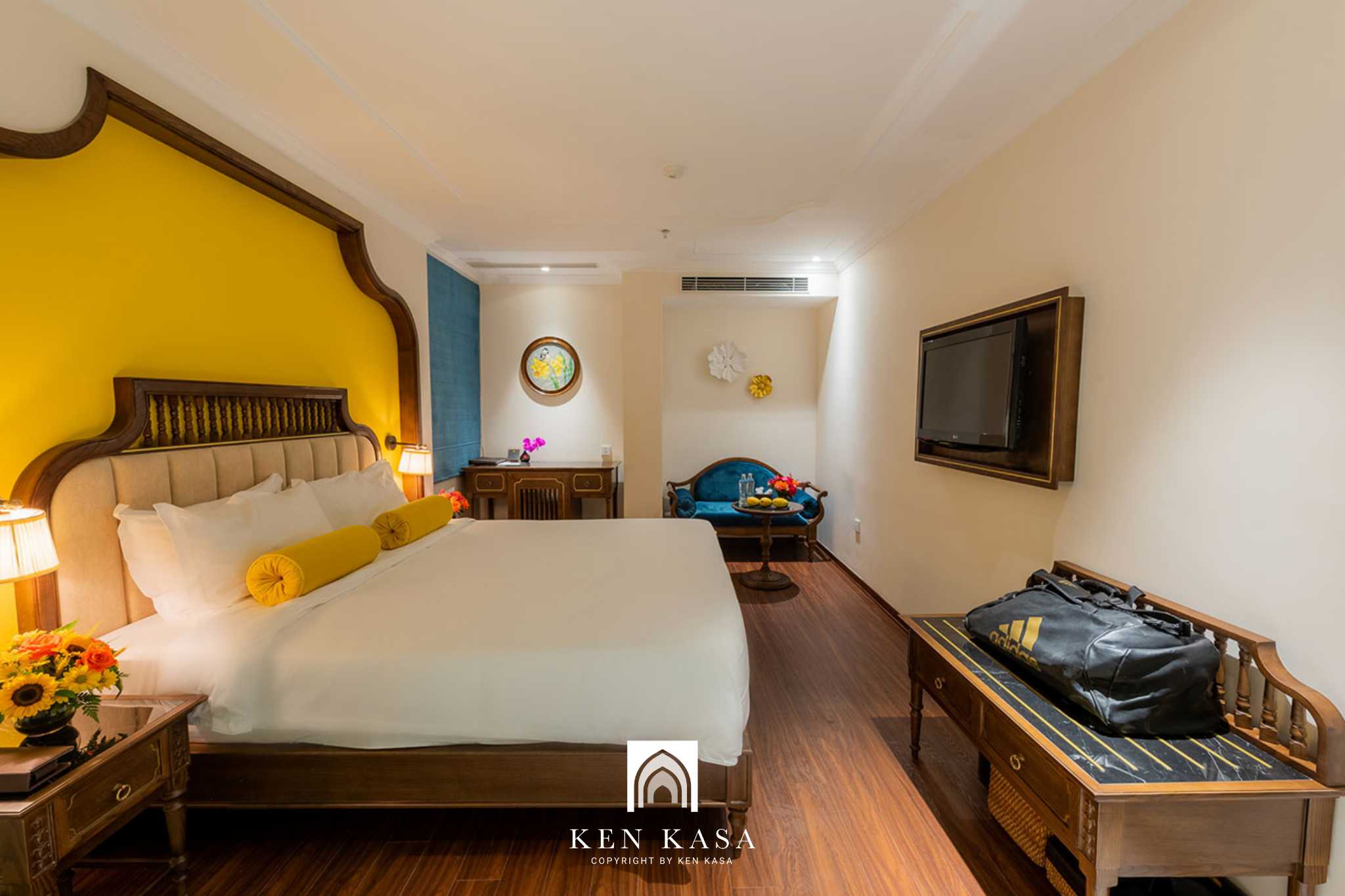 Kh&ocirc;ng gian ph&ograve;ng Superior tại Hanoi Tirant Hotel